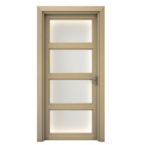 Premium Door Classic Design Beige, Size 235x115 cm, Thickness 6 cm, Model GPR01 | YT-21715696