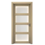 باب بريميوم بتصميم كلاسيكي، لون بيج، مقاس 235 × 115 سم، سماكة 6 سم، موديل GPR01