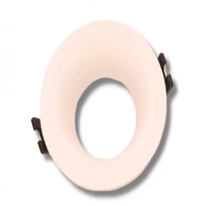 Single Spotlight Frame 8.5 cm Diameter, Anti-Glare White | Matkel Store