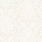 ورق جدران تصميم ورود، مقاس 10 م×50 سم، لون عاجي