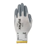 Flexible Multi Purpose Gloves, Fabric and polyester blend, gray Color, size 11XXLarge