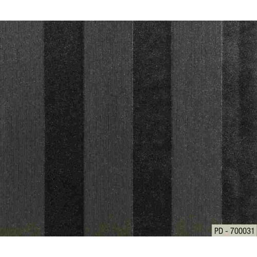 Italian Wallpaper Striped Design 10m x 1.06m, Dark Gray | Balbaid Decor Company