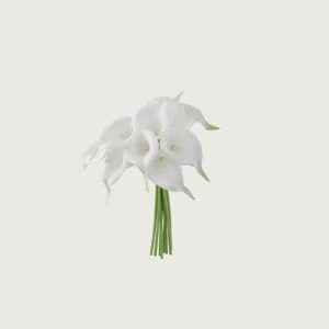 Calla Artificial Flower 10x30 cm, White Color | ZHR-25110501926