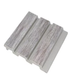 Substitute Wood Panels PS, brown with grey Color, Size 16x290 cm, Model Number  JU-006