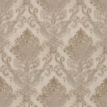 ورق جداري ايطالي لون بيج، طول 10 م، عرض 0.73 م، موديل 4243