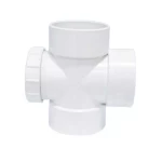 Tee With Door UPVC Al-Jawdah Size 3 inch Color White