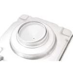 صفاية للمياة تصميم مربع، مقاس 15×15 سم، لون كروم 