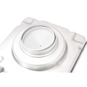 صفاية للمياة تصميم مربع 15×15 سم لون كروم | N116.503-1