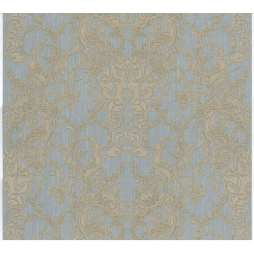 Italian Wallpaper Pale Gray Color Classic Design, Size 10mx0.70m, Model 15024 | Balbaid Decor Company