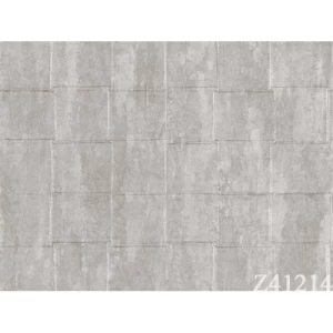 Italian Wallpaper 10m x 0.53m Gray Color, Model 41214 | Balbaid Decor Company