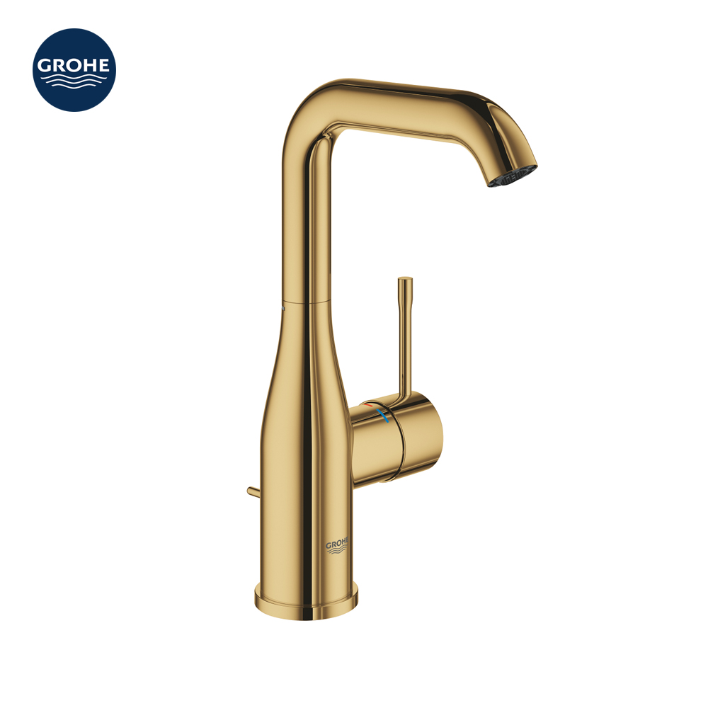 High Essence Grohi Washbasin Mixer Gold Color Size L | ALHashim Sanitary Tools