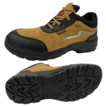 Concord safety shoes, weight 1.3 kg, size 41, brown color, slip resistant.