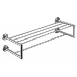 نوفر حامل مناشف حائطى ستانلس ستيل، لون كروم