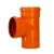 Tee UPVC 87° Al-Munif   110 mm Color Orange