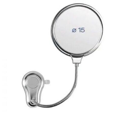 Magnifying Bathroom Mirror Circular Design Gray Color | Gedy X34.517-01M