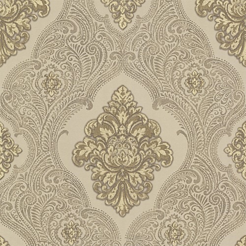 Italian Wallpaper Beige Color 10m x 1.06m, Model 83402 | Balbaid Decor Company