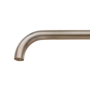 Wall Bathroom Washbasin Mixer With Frame, Depth 25 cm, Width 7 cm, Matt Nickel | Hatch Company