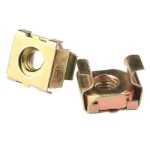 Yellow Zinc Plated Cage Nut Size 5 mm Grade 4.8 | Aobsco Company