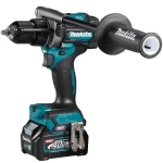 Cordless Percussion Drill / Driver Brushless 40 Volt Chuck Size 13 mm Makita HP001G    
