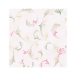 American leaf patterned wall Covering, size 10 m x 0.53 m, off white color, model FF51504  