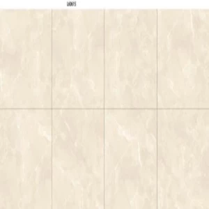 بلاط بورسلان سماكة 12 ملم 60×60 سم بيج لامع، تصميم مستطيل | Fujian