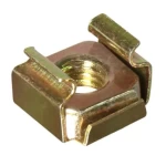 Yellow Zinc Plated Cage Nut Size 6 mm Grade 4.8 | Aobsco Company