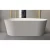 Matte White Afra Bathtub Size 170 cm