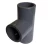 UPVC Plastic  Tee 90° Size 75 mm Dark Gray Color | United Gulf Factory