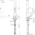 Kitchen Sink Mixer Pull Out 361 mm Length, Chrome Color | ALHashim Sanitary Tools - Image 2