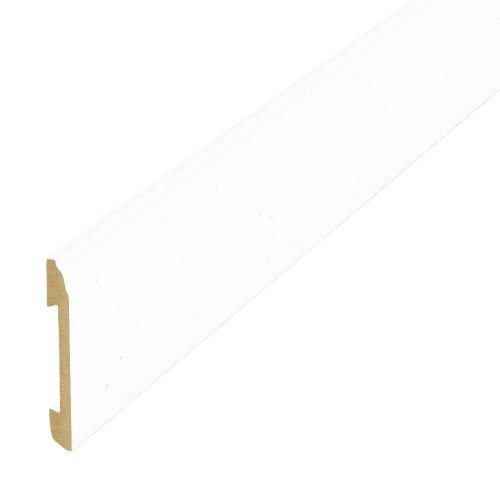 Vinyl Polystyrene Skirting Size 8x240 cm White Color | 