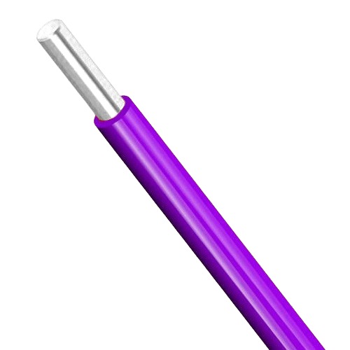 12 AWG Solid Tinned Copper Wire, 600V PVC Insulation 105°C Violet, 2500ft | Asharqiyah Cables Company for Industry
