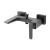 Bathtub Mixer Brass 21.5×20×13.6 cm, Black Color | Abyat Company - Image 2