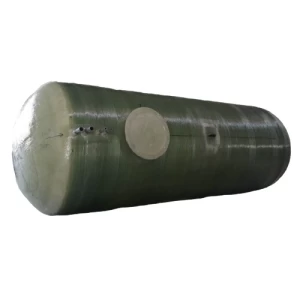 Water Tank Al-Kawthar Horizontal Fiber Glass 10000 Liter Capacity, Diameter 180 cm | Al-Kawther-Tanks-Factory