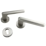 Separated Doors Handles, Silver Color