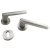 Separated Doors Handles, Silver Color