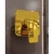 Concealed Shower Mixer Handle Single Line Gold Color Square Shape | Al Muhaidib Sanitary and Ceramic - Image 2
