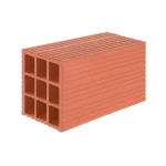 طوب احمر  مفرغ  شركة الصراط   وزن 8.1 كغم  مقاس 40×20×15    سم 