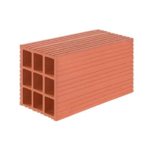 Hollow Red Bricks 40×20×15 cm, Weight 8.1 kg | Al Sirat Saudi Company