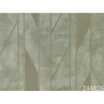 Italian wallpaper, green color, length 10 m, width 0.73 m, model 44826