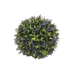 نبات زينة صناعي، أخضر مع بنفسجى، مقاس 30 سم 