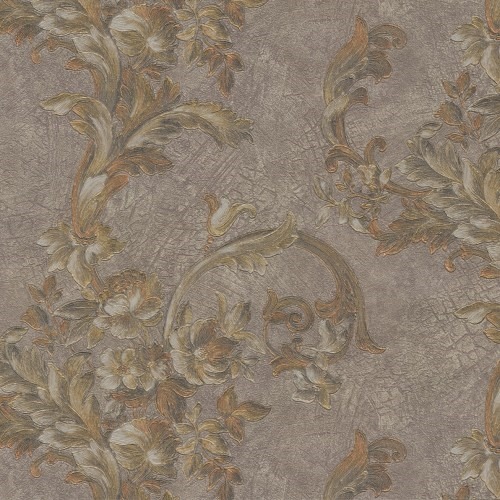 Classic Wall Cover Brown 10m×1.06m, Model 83040 | Balbaid Decor Company