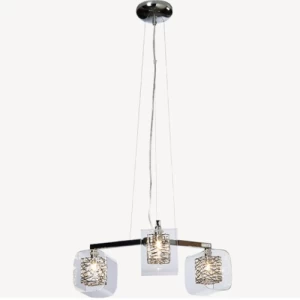 New Elsa Pendant Light 58x58x137 cm Chrome Color | Abyat Company