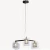 New Elsa Pendant Light Modern, Size 58 x 58 x 137 cm, Chrome Color