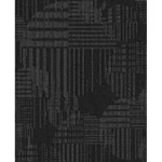 Black PVC carpet tiles size 50x50 cm thickness 3-5 cm