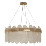 Elegant Modern Ceiling Chandelier, Size 60 cm, Gold
