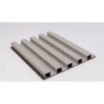 Wood alternative for decoration, dimensions 20 x 290 cm, smooth dark white