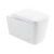 Wall-Hung Ceramic Toilet, Square, White, UF Cover, Size 37×36.5×54 cm
