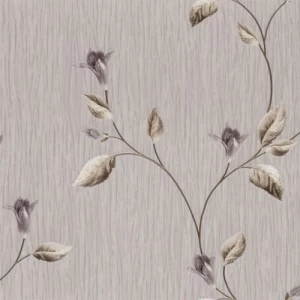 Italian Wall Covering Gray Color, Length 10 m, Width 0.53 m, Model 6249 | Balbaid Decor Company