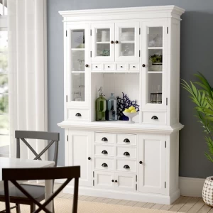 Kitchen Cabinet 220 cm Height, 145 cm Width, 50 cm Depth, White Color | Revvvd Factory