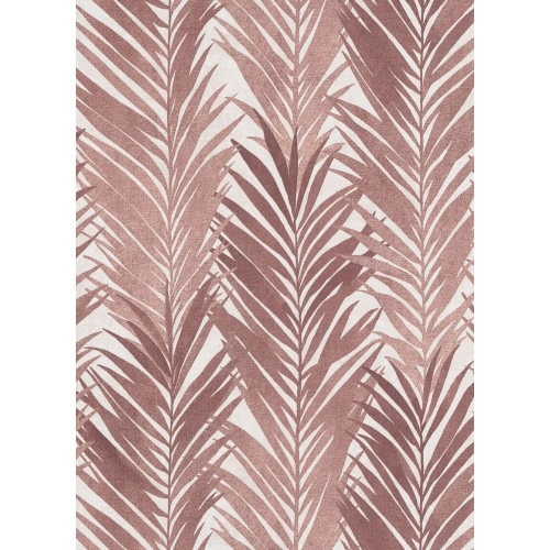 German Leaf Patterned Wallpaper 10m x 0.53m Brown, Model 10031-11 | Balbaid Decor Company